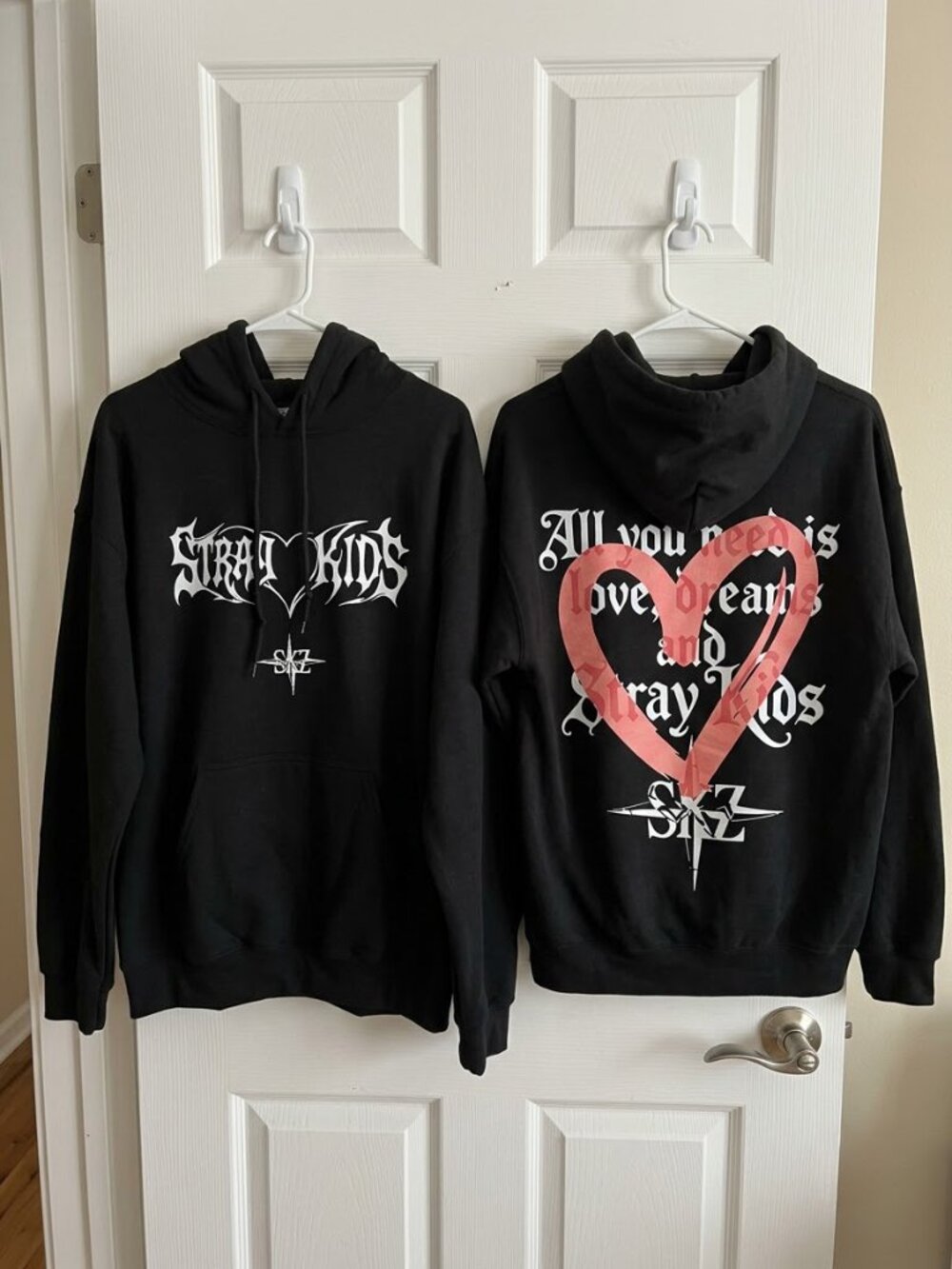 Stray Kids "All you need is love, dreams and" Black Hoodie